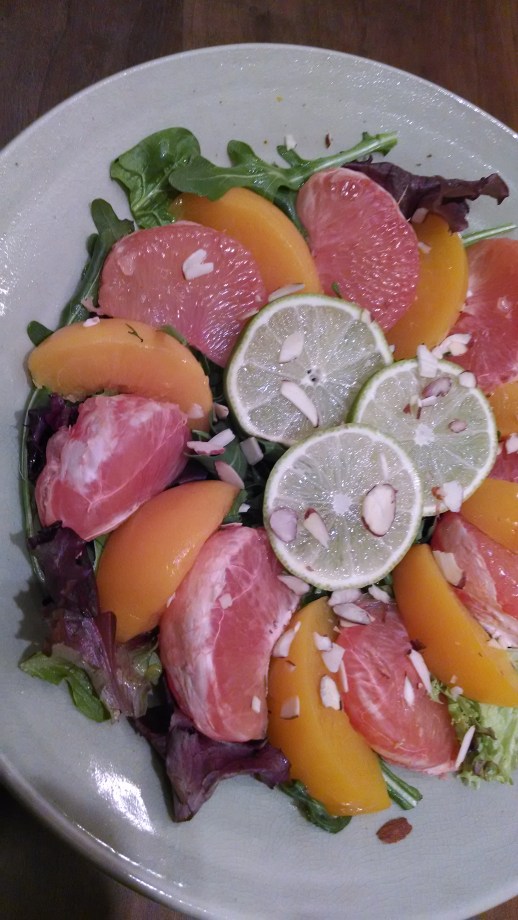 Grapefruit Peach salad