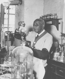 George Washington Carver in lab 2