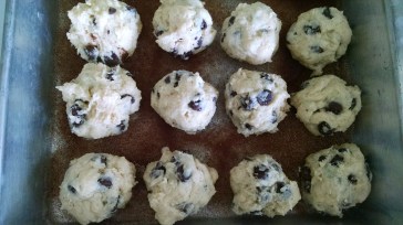 Bubble biscuits - unbaked