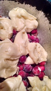 cranberries - batter